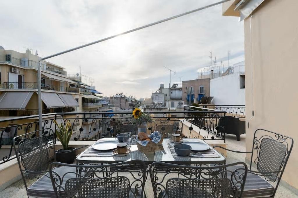 Soulis' Penthouse Near Acropolis Apartment เอเธนส์ ภายนอก รูปภาพ